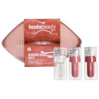 HUDA BEAUTY Mini Glossiest Lip Gloss Set هدى بيوتي مجموعة كلوس بالحجم المني للشفاه